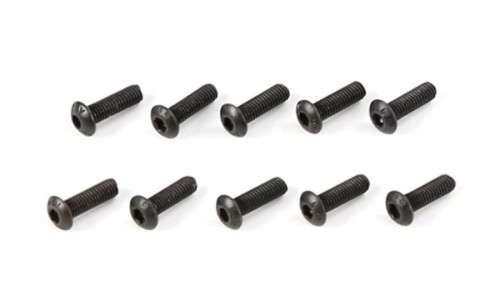 Button Head Hex Screws M3x10 - 10Pcs │ Baha 10B